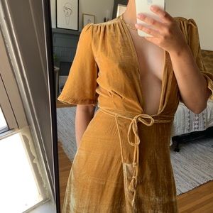 Reformation Bordeaux Dress in Pimms